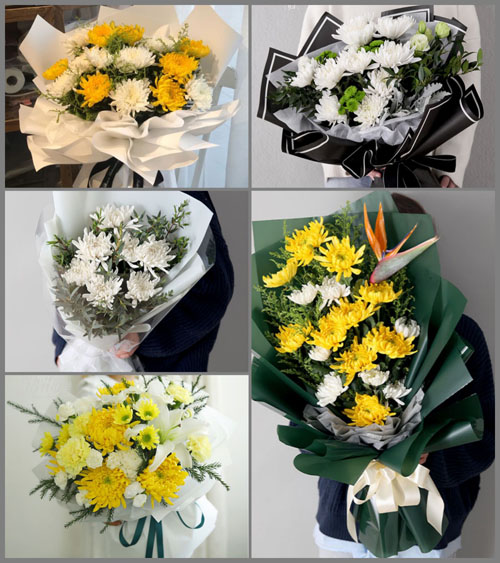 江苏南通通州区张芝山镇塘坊村白事花束代送